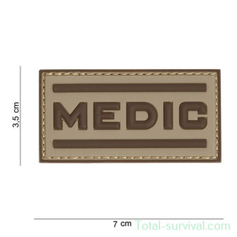 101 INC 3D PVC patch &quot; Medic &quot;  desert