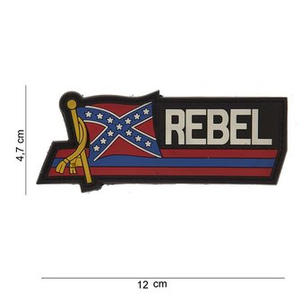 101 INC 3D PVC patch &quot; Rebel &quot; 