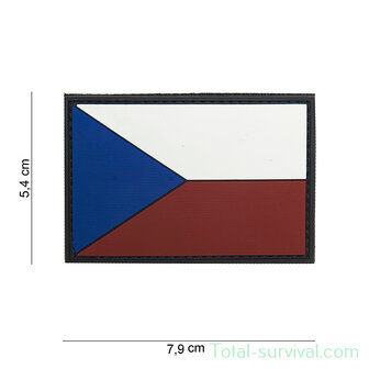 101 INC 3D PVC patch &quot; Czech Republic &quot;