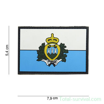 101 INC 3D PVC patch &quot; San Marino &quot;