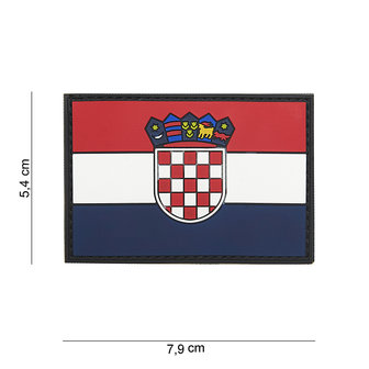 101 INC 3D PVC patch &quot; Croatia &quot;