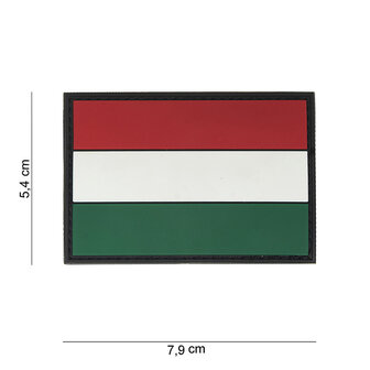 101 INC 3D PVC patch &quot; Hungary &quot;
