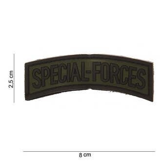 101 INC 3D PVC patch &quot; Special Forces &quot; Green