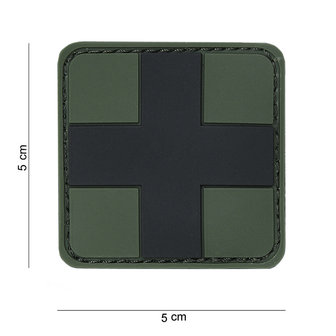 101 INC 3D PVC patch &quot; First Aid &quot; Black/Green