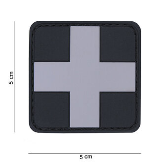 101 INC 3D PVC patch &quot; First Aid &quot; Gray