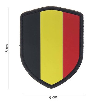 101 INC 3D PVC patch shield &quot; Belgium &quot;