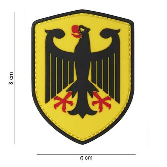101 INC 3D PVC patch shield &quot; German eagle &quot;