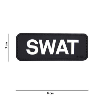 101 INC 3D PVC patch &quot; SWAT &quot; black