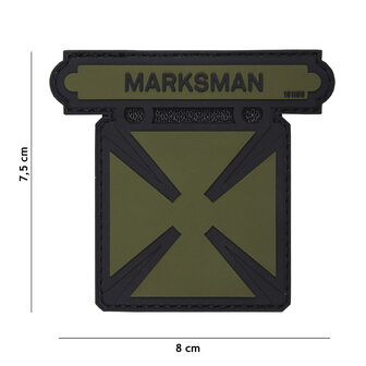 101 INC 3D PVC patch &quot; PVC Marksman &quot; green