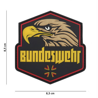 101 INC 3D PVC patch &quot; Bundeswehr &quot; yellow