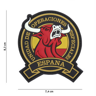 101 INC 3D PVC patch &quot; Espana &quot; red