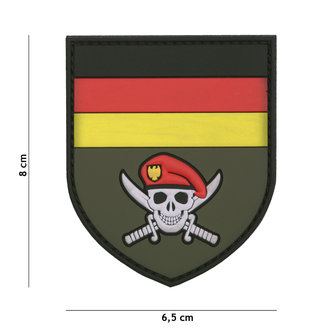 101 INC 3D PVC patch &quot; German commando skull &quot;