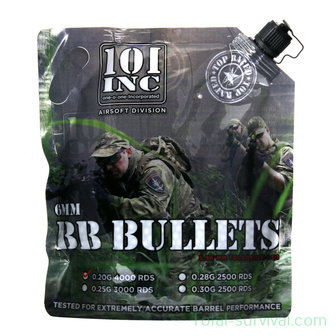 101 Inc Airsoft extreme BBs 0.20g 6mm bag