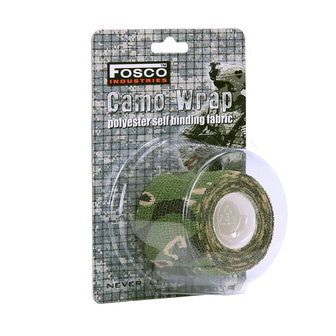 Fosco Camo Wrap, zelfklevend, woodland