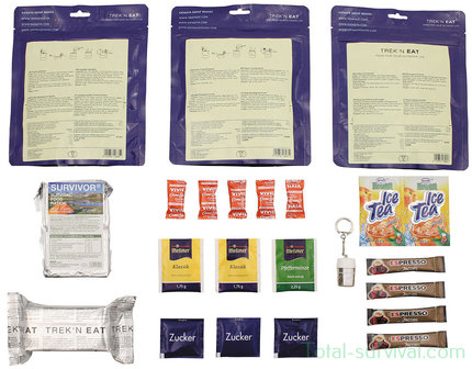 Trek &#039;n Eat 24hr Day Ration Pack, Ready-to-Eat Menu: &quot;Type IV&quot;