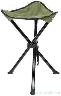 chaise pliante Fox outdoor, tripoid, autogonflant, olive vert