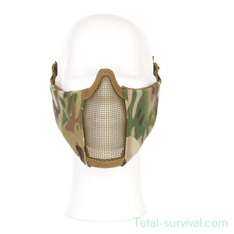 101 Inc Airsoft masque facial nylon / mesh, operation camo