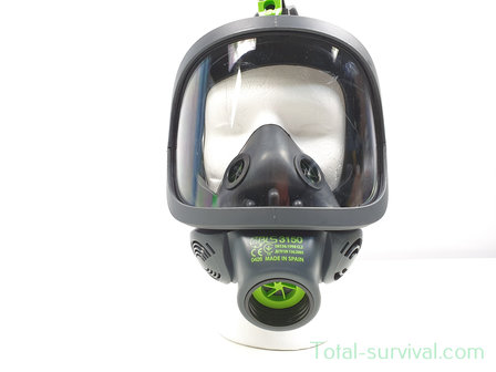 Masque facial / masque &agrave; gaz BLS 3150 avec filetage 40MM EN 148-1