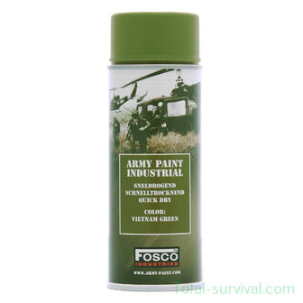 Fosco Army Paint Spray Quick dry 400ML, Vietnam Green