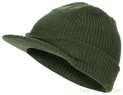 MFH Jeep Cap bonnet US Polyacrylique, vert arm&eacute;e