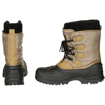 Fox outdoor Cold Protection Boots / K&auml;lteschutzstiefel, geschn&uuml;rt, khaki-schwarz