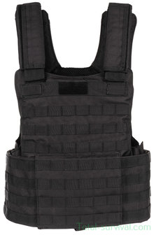 MFH Plate carrier vest &quot;MOLLE II&quot;, black