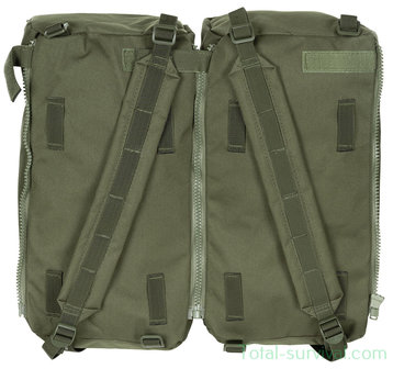 MFH trekking backpack &quot;Mountain&quot;, 100l, with daybag side bags, OD green