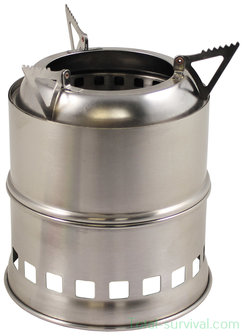 Fox outdoor Stove, &quot;Forest&quot;, Stainless Steel