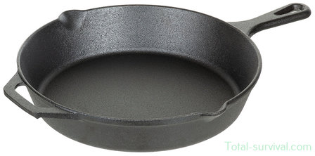 Fox outdoor Cast iron frying pan, with handle, 30CM diameter