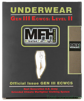MFH US ECWS Thermo-Unterhose, lange, Level II, GEN III, oliv gr&uuml;n