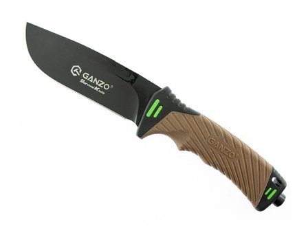 Ganzo Fixed Blade Survival knife, Brown