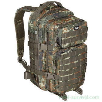 MFH US Backpack 30l, Assault I, flectarn