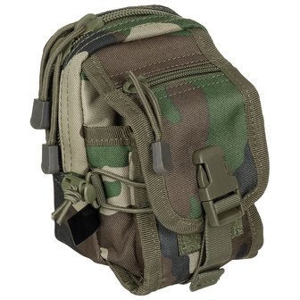 MFH Utility Pouch, &quot;MOLLE&quot;, Woodland camo