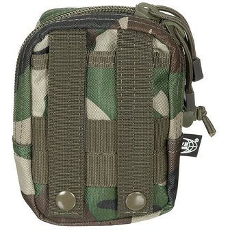 MFH Utility Pouch, &quot;MOLLE&quot;, Woodland camo