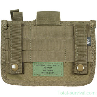 MFH Universal Pouch, &quot;MOLLE&quot;, OD green