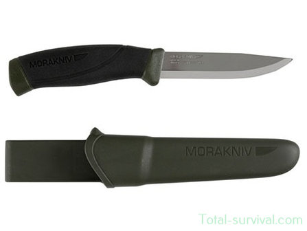 Couteau de bushcraft Morakniv Companion MG Stainless Clampack