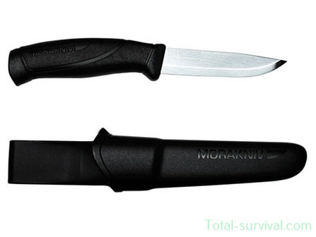 Couteau de bushcraft Morakniv Companion Black Clampack