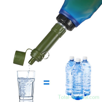 Filtre &agrave; eau potable MDP 0,2 microns, vert