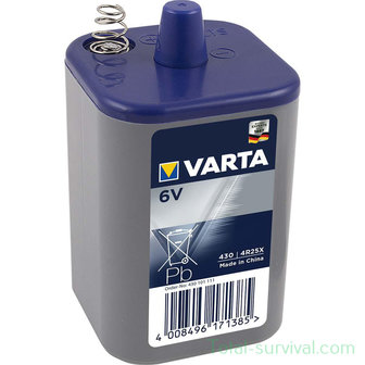 Batterie au chlorure de zinc Varta V430 6V 8100mAh 4R25