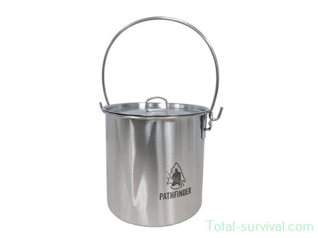 Pathfinder Stainless steel Bushpot with lid (1.9 L)