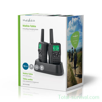 Nedis TK1010 PTT / VOX communication two-way radio set, up to 10 km