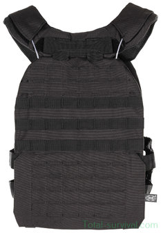 MFH Plate carrier vest &quot;Laser MOLLE&quot;, zwart
