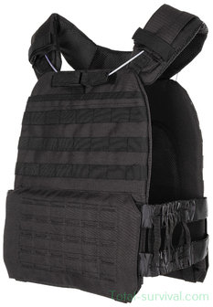 MFH Plate carrier vest &quot;Laser MOLLE&quot;, black