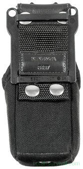 &Eacute;tui de transport pour talkie-walkie Motorola de la police britannique avec attache de sangle, nylon, noir