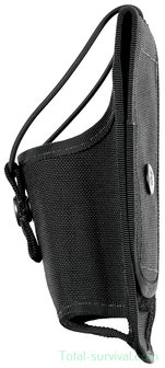 British Police radio pouch with belt attachment, Nylon, Black