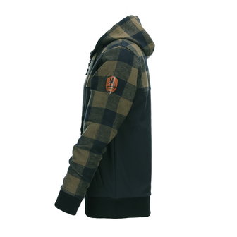 Fostex Lumberjack Hooded Jacket, Black / Olive
