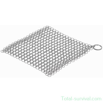 Fox outdoor Chain Mail Cleaner, RVS, 17,5 x 17,5 cm