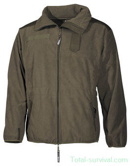 MFH Fleece Jacket, &quot;Alpin&quot;, OD green