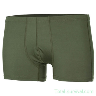 Dutch army men&#039;s boxer shorts, moisture regulating, OD green