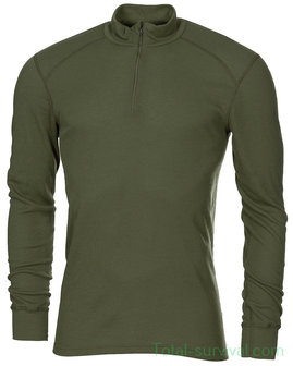 Odlo thermal longsleeve undershirt, unisex, Midlayer, OD green